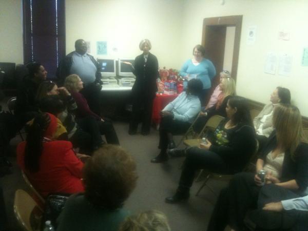 TridentLiteracy's tweet photo. Having fun at our holiday party! http://t.co/Sgu9nkax