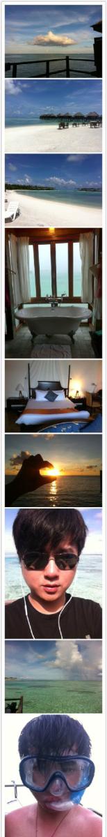 Frend_Jin's tweet photo. relax in  Maldives :) http://t.co/1CwqBWKS
