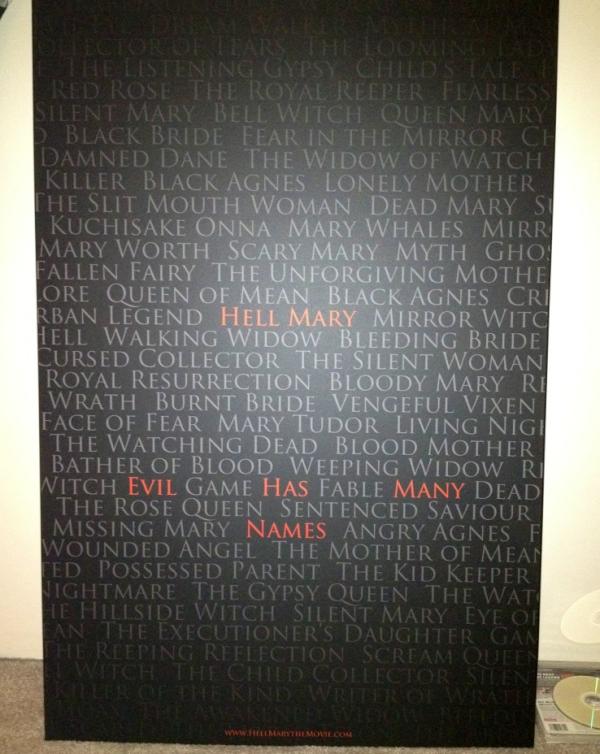 ChadRook's tweet image. Our first official #HellMary movie poster.  I can't wait to start filming this one.