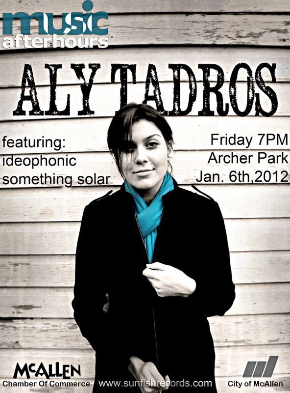 MusicAfterHours's tweet photo. Music After Hours returns to ARCHER PARK January 6th with Acclaimed Austin,Tx Singer/Songwriter @AlyTadros! http://t.co/41Rd4VA3