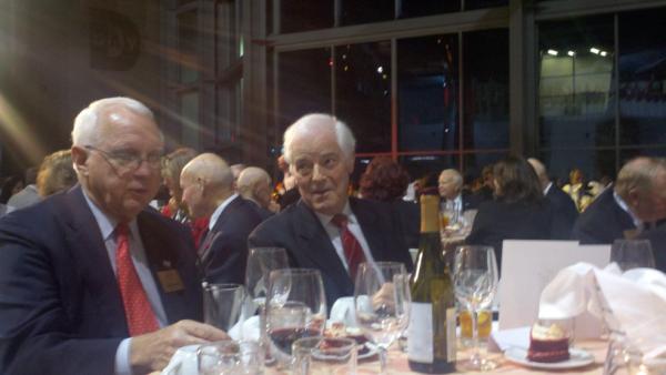 Biffman's tweet photo. Dinner with Nick Clooney @ International Conference on WW II http://t.co/VM6vmQK8