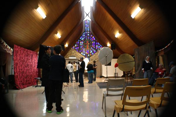 HelpPortraitATX's tweet image. Set up and ready to go for #HelpPortrait #Austin