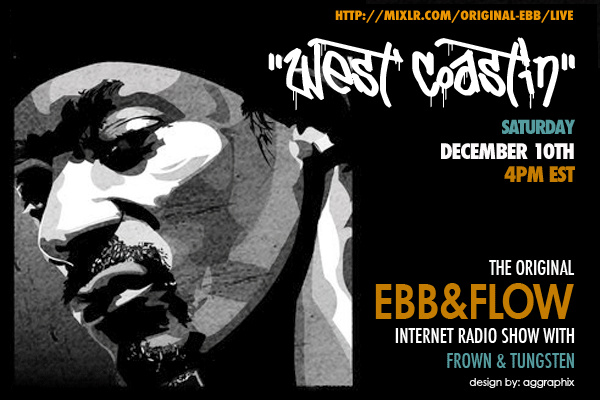 aggraphix's tweet image. Listening to The Original EBB&amp;Flow Internet Radio Show: "West Coastin".  Check it out now! mixlr.com/original-ebb/l…