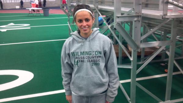 WilmingtonXC's tweet photo. New school record for Brittany Gibbons in the 3k at Kent 10:35.74. Go Quakers! http://t.co/51YcIO3F