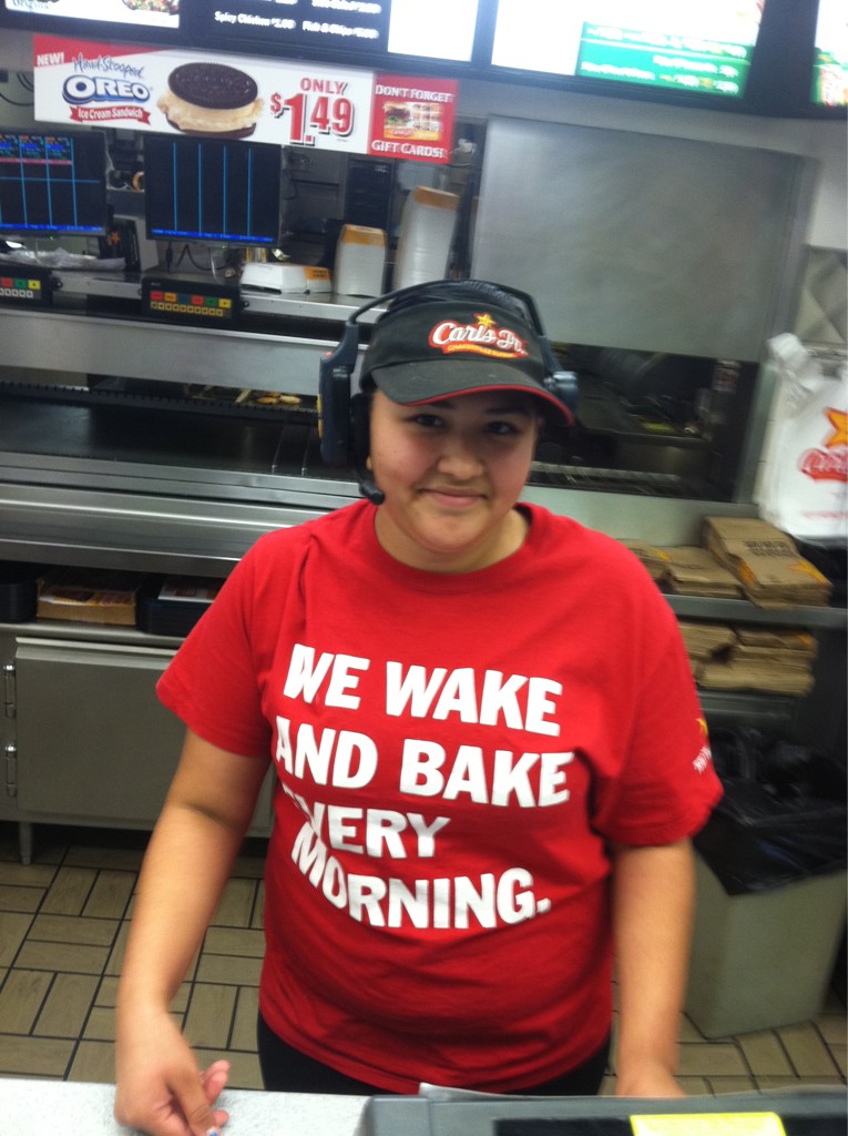 robbiekowal on Twitter "The new Carls Jr uniform. Unbelievable. http