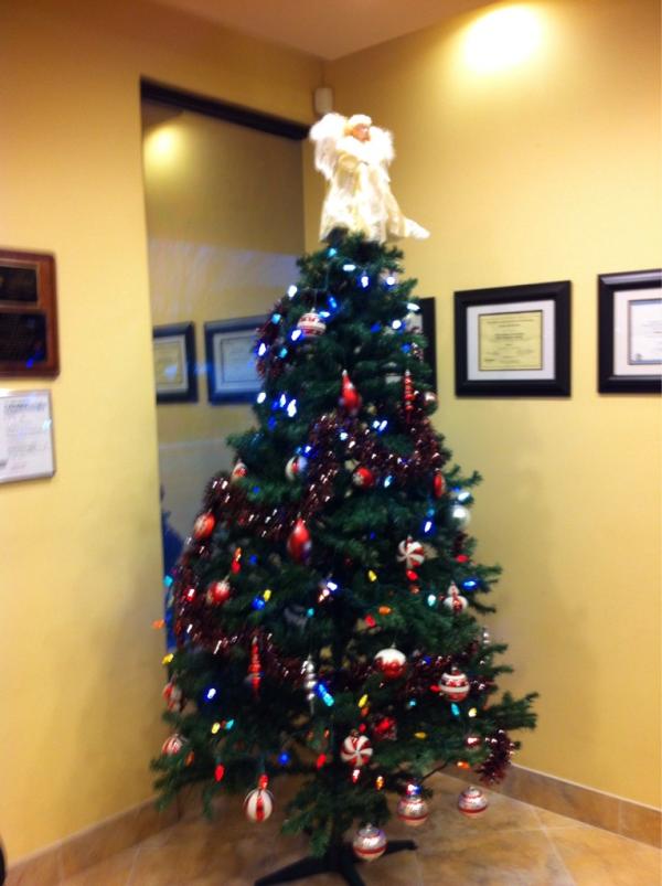 Here is our Christmas tree #xmaspic #kelowna. Seasons Greetings