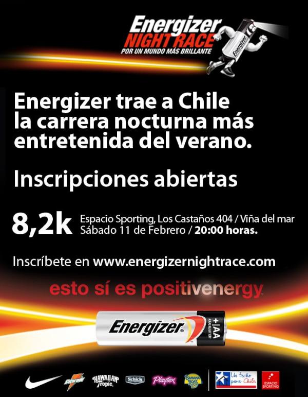 OldRedsRunners's tweet photo. Sábado 11 de Febrero 20:00 hrs en Viña del Mar! Energizer Night Race 8,2K inscripciones abiertas! http://t.co/XWESUpX9