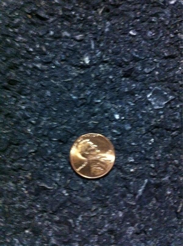 jarrett72's tweet photo. Just picked up a lucky penny! http://t.co/mrRq2wZE
