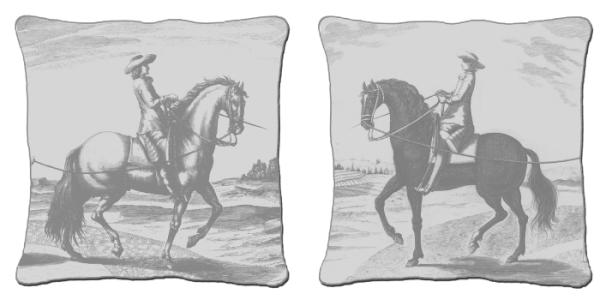 ImageOnThat's tweet image. For those who just love horses. 20x20 inch linen pillow with 90/10 feather/down insert.