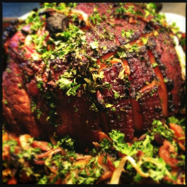 Cafe2020's tweet photo. Mmmm treacle glazed sweet cure ham. http://t.co/QlorErSl