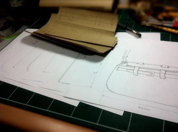 C_Robusto's tweet image. 다자인 스캐치와 형지 만들기. #TiltShiftGen