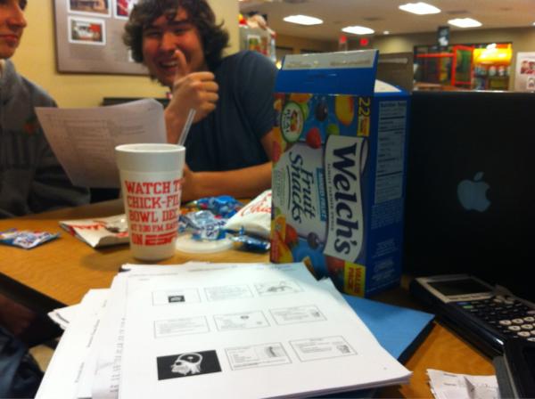 alyssalarocca's tweet image. Chick Fil A study seshh #didntstudy #gonnafail