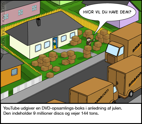 kasper_br's tweet photo. Tænk hvis du fik hele YouTube på dvd'er i julegave.... http://t.co/JHddW0UT