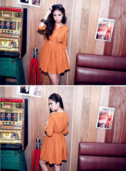 senoritahouse's tweet photo. Pre order Lady's Dress D-1804667, 155K. Imported from Korea, until 4 January 2012 http://t.co/N53yi9aS