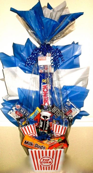 Movie Night Gift Basket! Perfect for the Movie Lover in your life :)