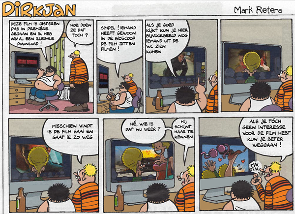 Meneer_Dirkjan's tweet photo. Bertje en zijn gedownloade films... :S http://t.co/6V0Uz6MI