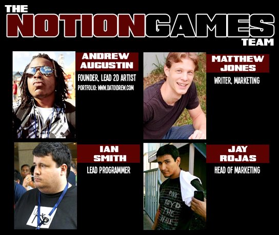 Hi Gamers! Get acquainted with #TeamNotion of #NotionGames, The first game #UpUpUbi will be ready for launch Feb 2012!
