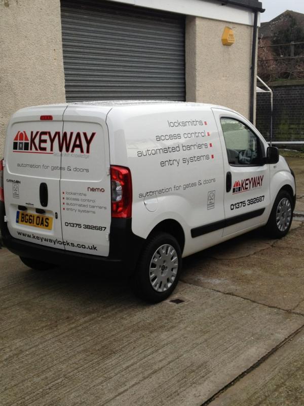 Sign writing on the new van all done!! #freshlook2012