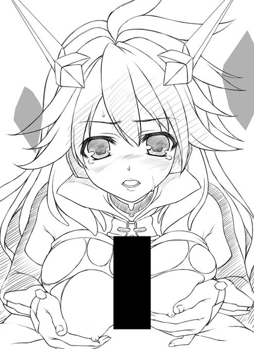 シンフォギア試し書き('▽`)奏さんトサカのボリューム・・・すごいです・・・ 