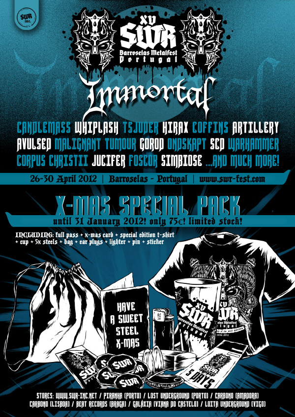 SWR_inc's tweet photo. X-MAS SPECIAL PACK for the 15th edition of SWR BARROSELAS METALFEST already available. (http://t.co/6GA4wcBe) http://t.co/jyqBhIMq