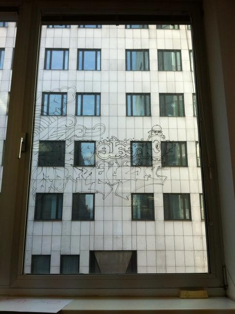 Augmented façade. #WindowDrawing