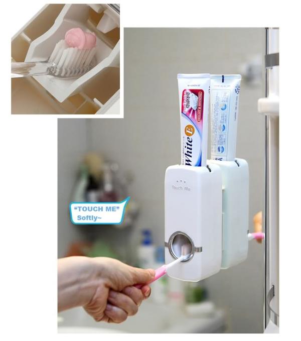TwiiitShop's tweet photo. toothapaste dispenser &amp; brush, letakkan sikat gigi dan keluarkan odol dari bawahnya, harga Rp 95.000 (blm ongkir) http://t.co/gVsNf2dQ
