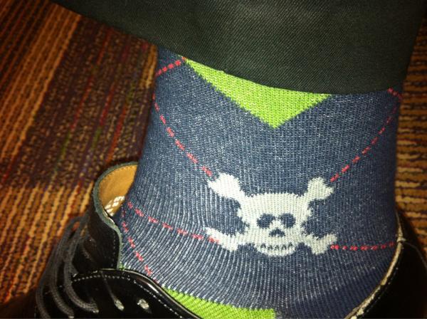 JERPenn's tweet image. My socks mean business, watch out world. #midweekgrind #businessmanbadass