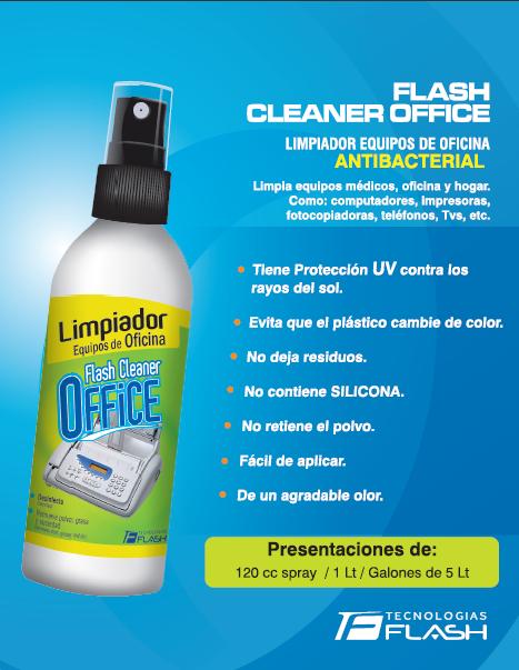 Limpiadores: Kit limpiador de pantallas y office FLASH 120cc