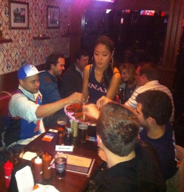 MSGNetworks's tweet image. Viewing party fun! #keepMSG #knicks
