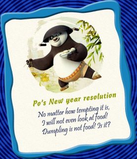 SonicbyNick's tweet photo. LOL: Here's what Po thought for his New Year Resolution! ;-P RT this if you like it! :) http://t.co/jvGDZP8K