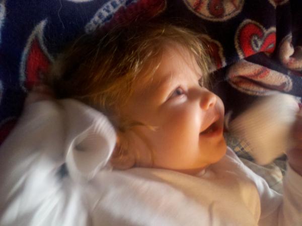 Heatbit's tweet photo. Woke up to this bundle of joy in my bed. Happy New Year! http://t.co/A5sA5mwj