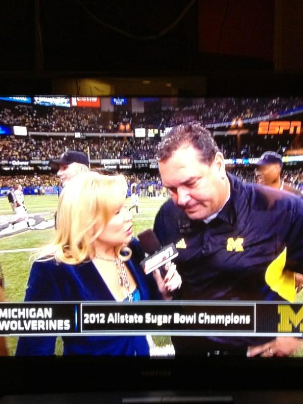cmurphy16's tweet photo. 11-2 thanks to gibbons #determination#goblue http://t.co/UaAa652p