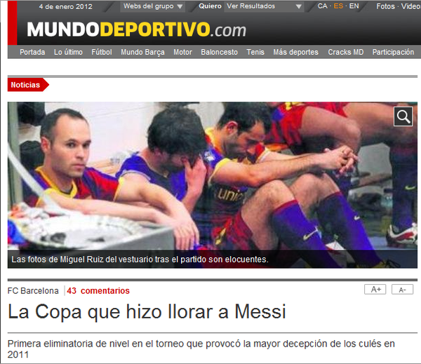 maurbanos's tweet photo. Hoy Mundodeportivo tapa la boca al madridismo y muestra como realmente la Copa del Rey es un torneo que no vale nada http://t.co/29nJu9zd