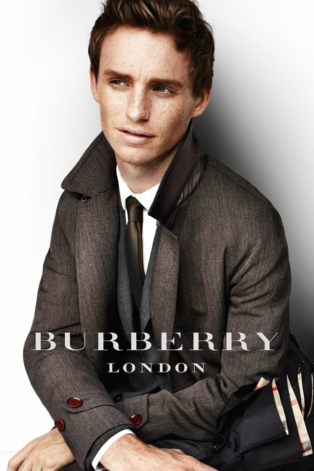 eddie redmayne burberry ad
