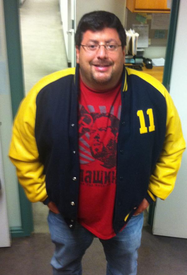 bertkreischer's tweet image. “@Justin_Stangel: I&apos;m wearing my @bertkreischer shirt under my @Late_Show jacket. Very cool combo  &quot;
I&apos;m beside myself!!
