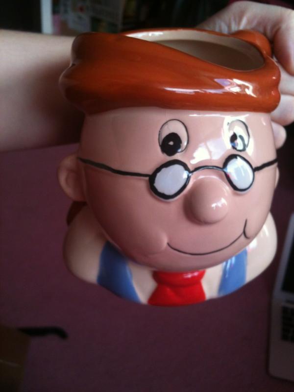 SPEEDBOATANNIE's tweet image. “@Carlssbergg: Drinking Tetley tea, out of my tetley tea head cup. #teacrew”