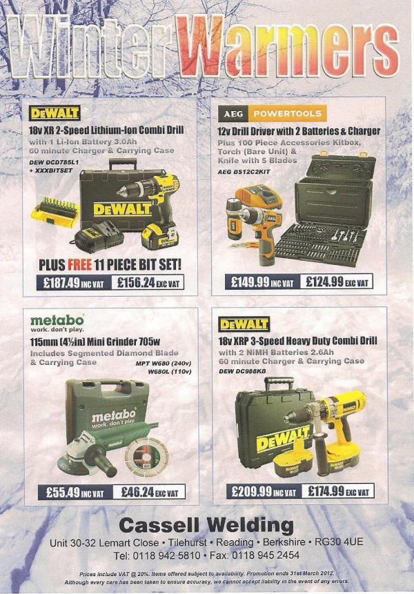 ★NEW TOOL OFFERS★CALL NOW★01189 425810★
DIY OR HEAVY USE
#powertools #diy #dewalt #metabo #aeg