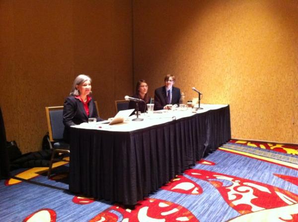 The Yale Photogrammar team presenting the project at the American Historical Association this morning.