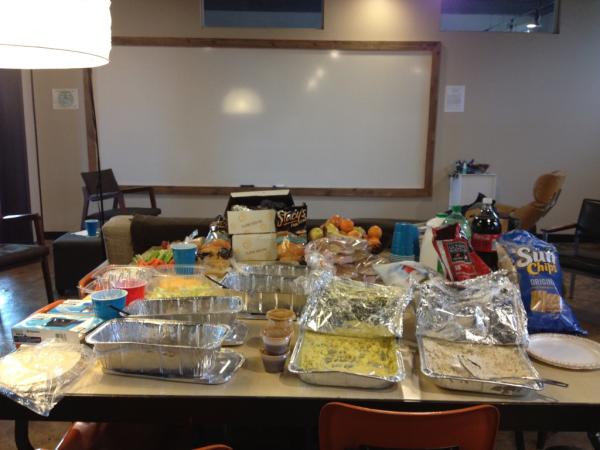 Wrapping things up for #LifeInGreenville. Board clean, food almost gone. Going live before the weekend is done.