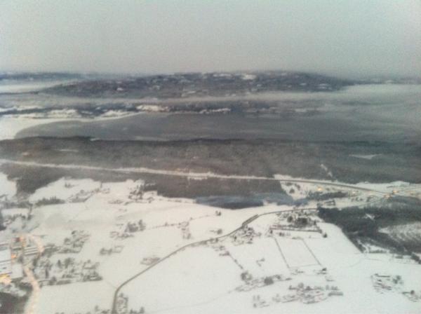 seanfeucht's tweet photo. Frozen tundra lies ahead. Arrival into Norway. #minus10degrees http://t.co/GnQmdYjs