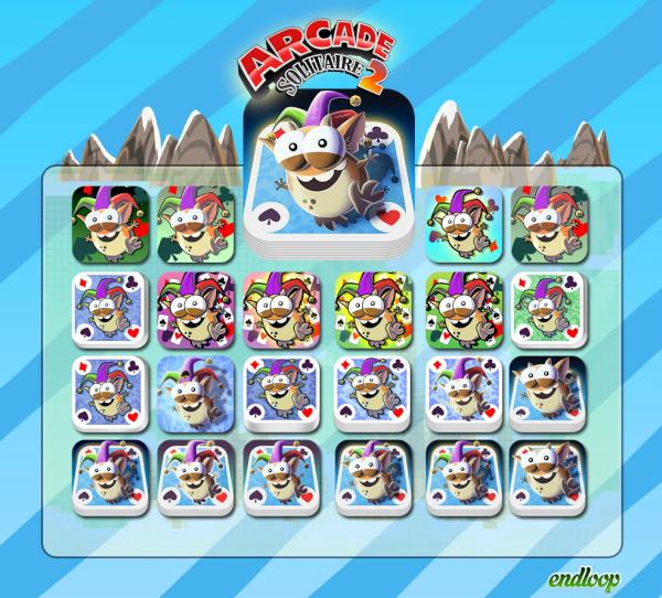 ArcadeSolitaire's tweet image. Check out the evolution of Arcade Solitaire 2's app icon!