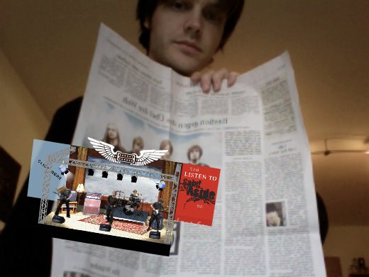 augmented_blog's tweet image. #AugmentedReality wird in der #LVZ erlebbar. Die Rockband #SaintAside mit #AR Stage in der Leipziger Volkszeitung.