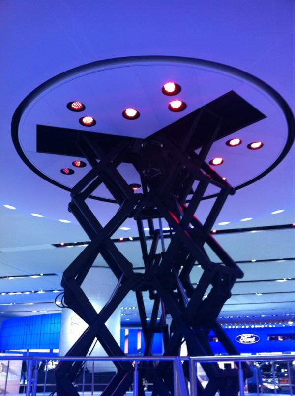 DispatchBlog's tweet image. About to go on Ford's "Living Connected Experience" ride at #NAIAS2012