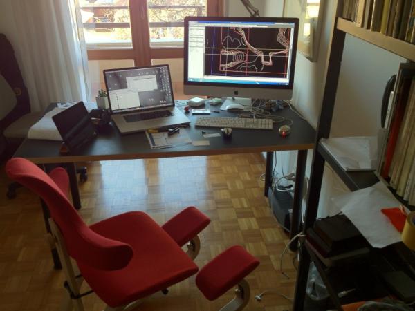 Lo studiolo prende forma!