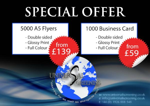 UniversalScreen's tweet image. check out the new exclusive offers from Universal Screening... get in touch now people