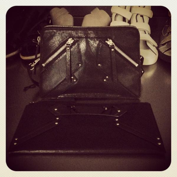 glamour_fashion's tweet image. Handsome clutches at the Karl for Net-a-Porter preview -@danicalo