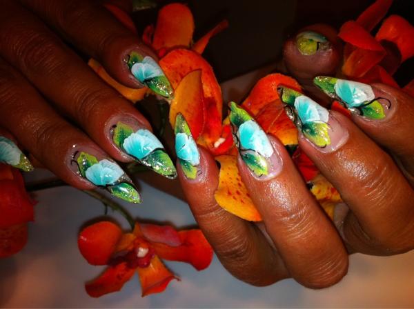 One Stroke Nailart leicht zu erstellen