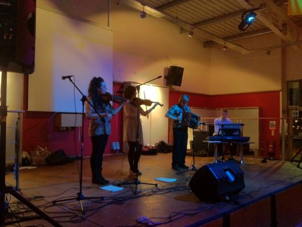 ButlerBarStaff's tweet image. Tonight's live band rehearsing... They're fantastic!