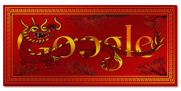 MrGooglesite's tweet image. Happy Year of the Dragon! We kicked off the Chinese New Year festivities w/ this doodle http://t.co/bPdlOyCY”