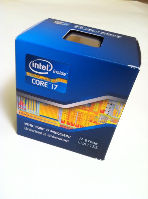 brycv's tweet image. Another part for my system: Intel Core i7 2700K  #WorkstationBuild